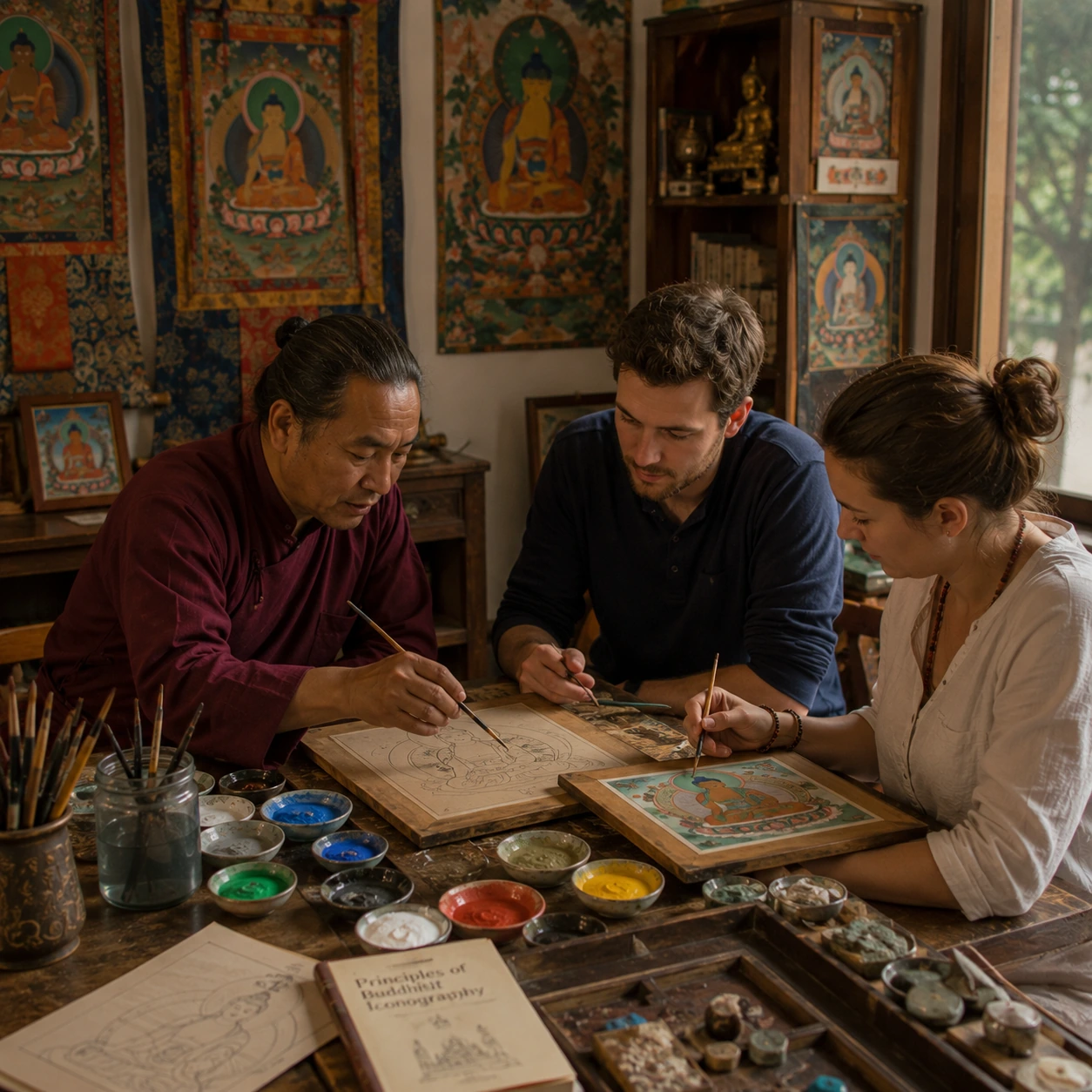 Buddhist Thangka Art Introduction