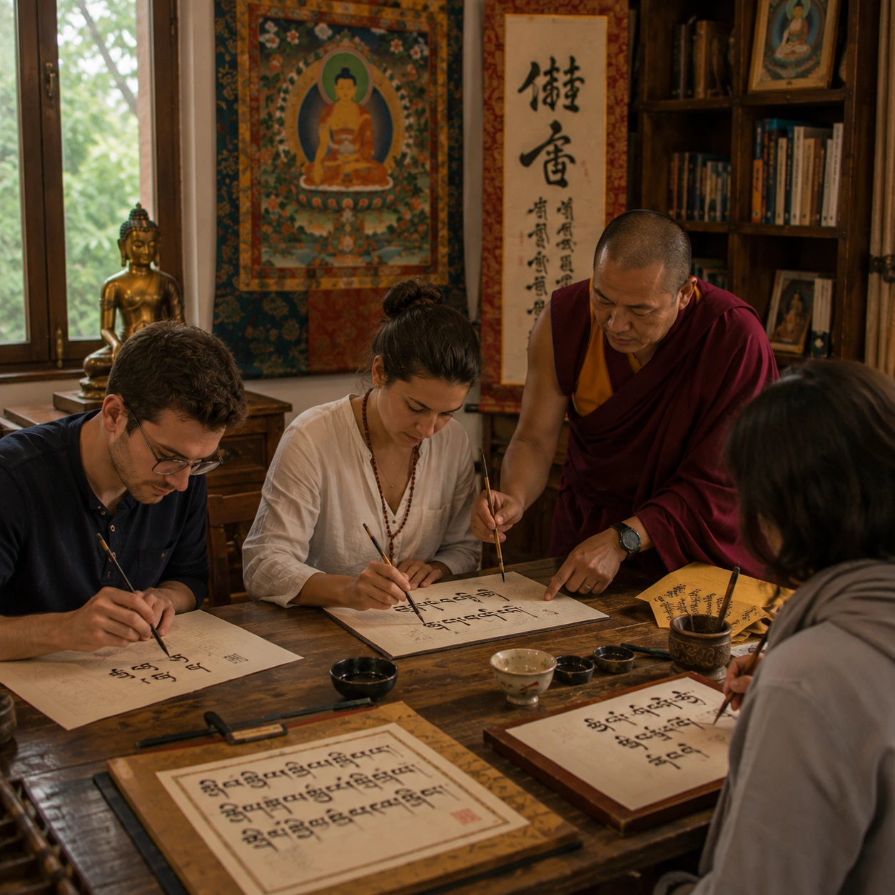 Buddhist Calligraphy Workshop