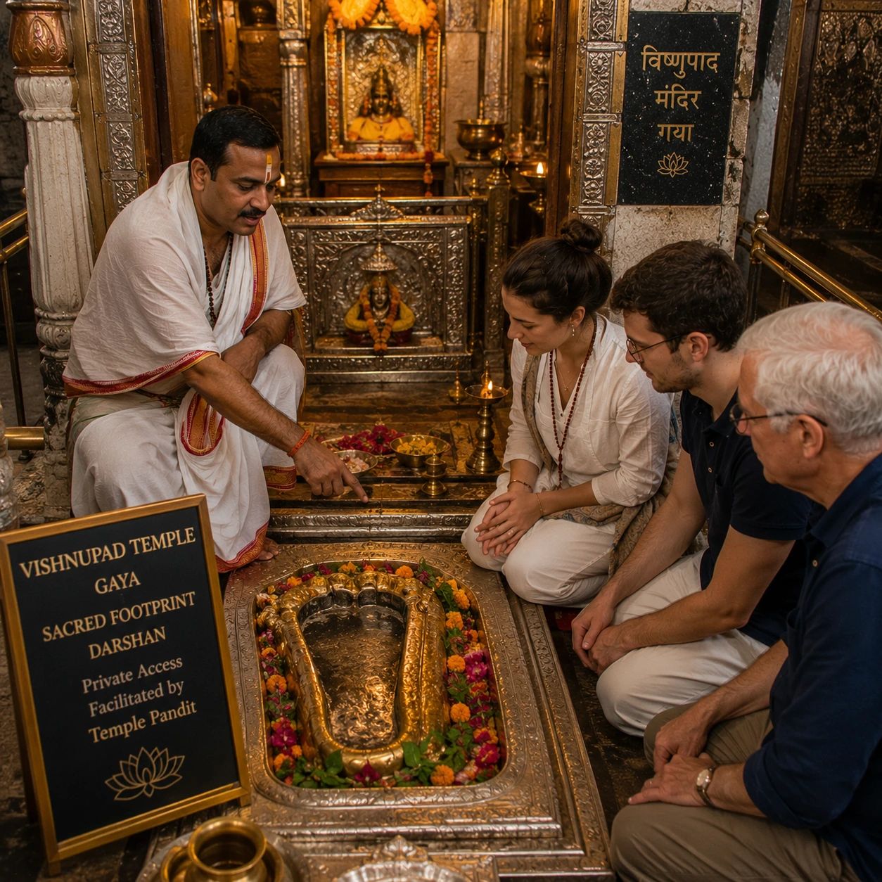Vishnupad Temple Sacred Footprint Darshan