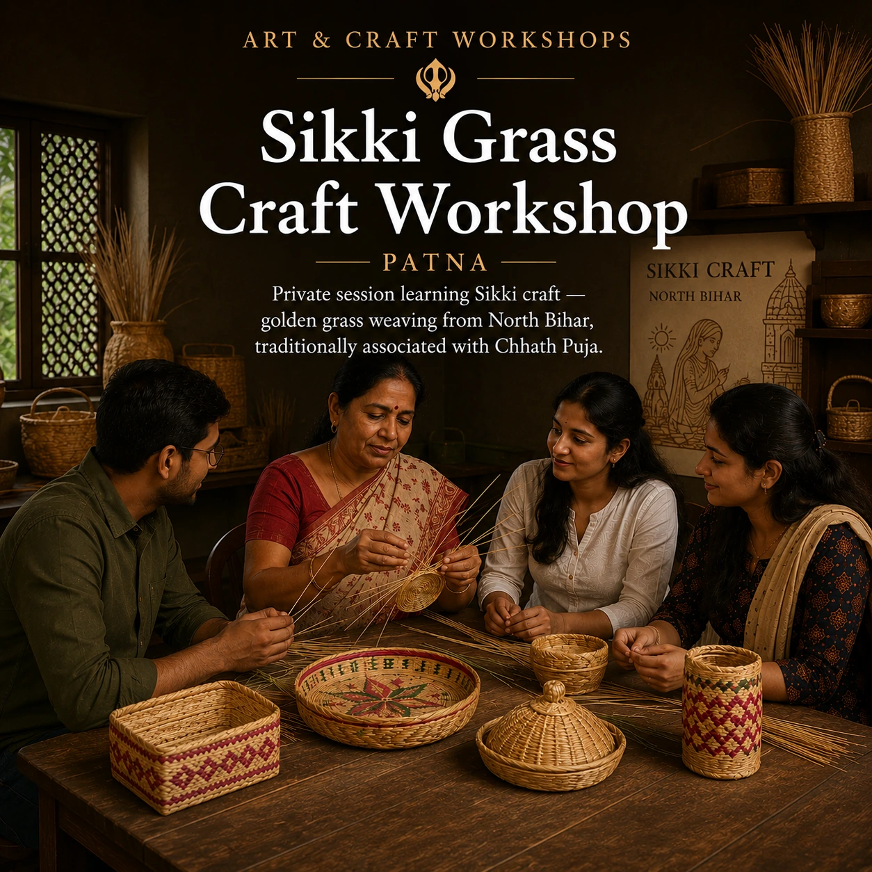Sikki Grass Craft Workshop
